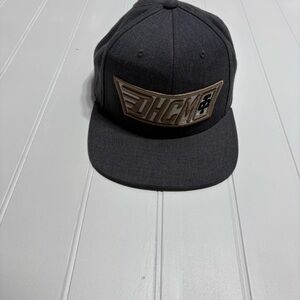 Dirty Hands Clean Money Snapback Hat Black Streetwear Minimalist Cap Blue Collar